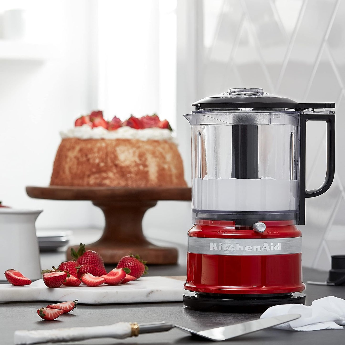 KitchenAid 5 Cup Food Chopper KFC0516BM, Matte Black