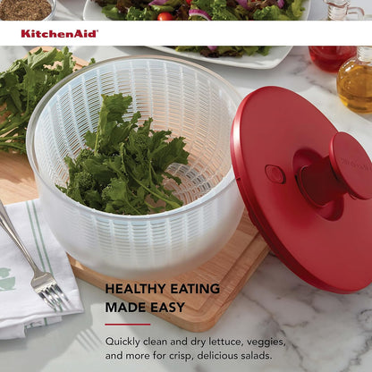 KitchenAid Universal Salad Spinner, 7.43 Quart, Charcoal Gray