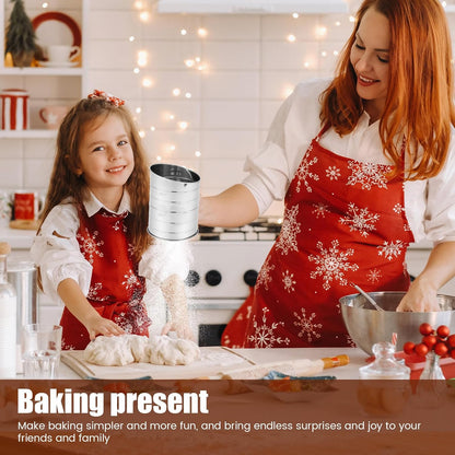 Stainless Steel Biscuit Cutter Set, Ergonomic Pastry Scraper and Dough Blender with Non Slip Grip for Biscuits Pie Cookies(style 1)