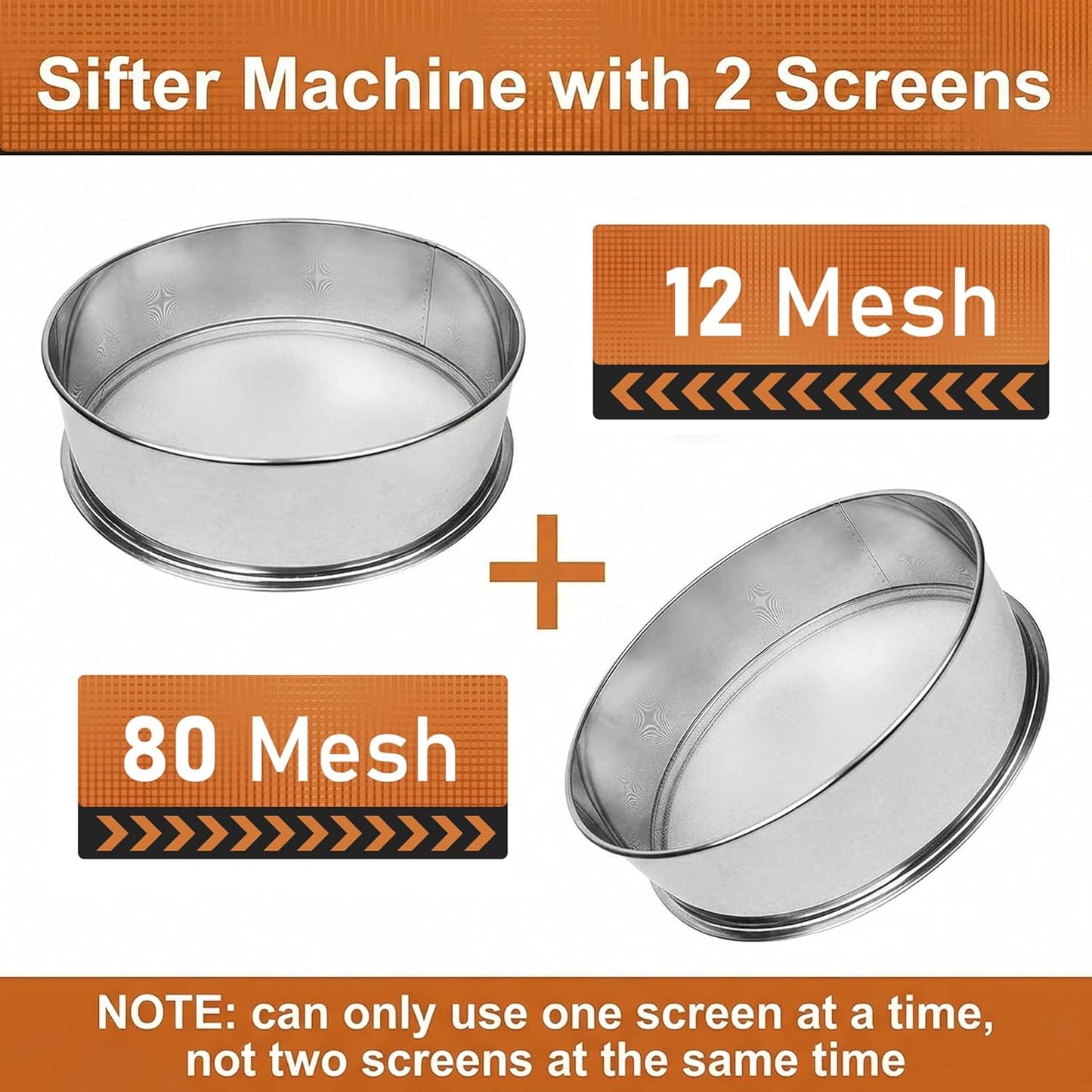 Sidasu Vibrating Sifter Mesh Screen Stainless Steel Vibrating Sieve Mesh Screen 30 Mesh for Automatic Powder Sifter Machine