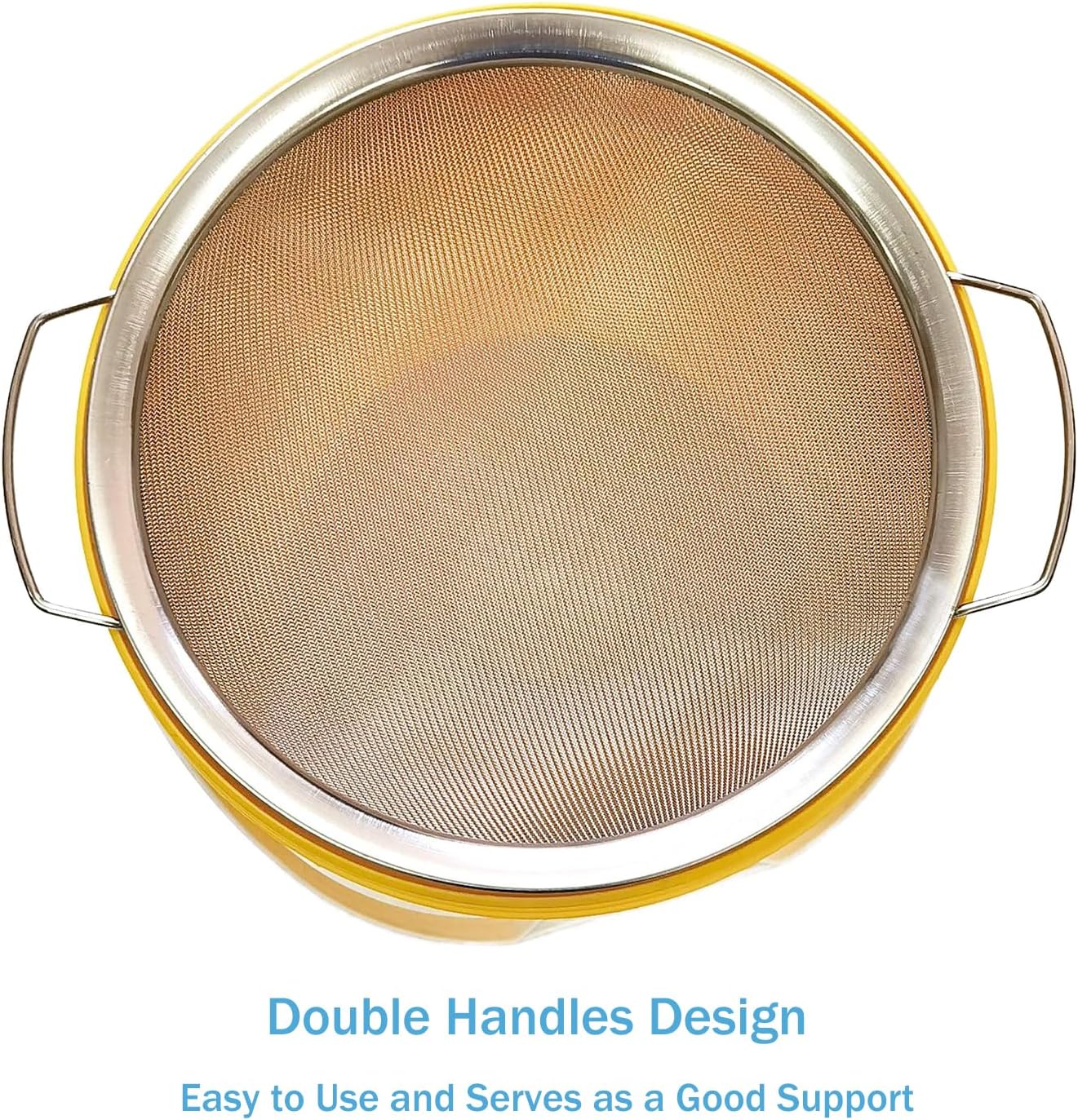 Stainless Steel 60 Mesh Paint Strainer Fits Nicely Over a 5 Gallon Bucket and Filters Out Particulates From Almost Any Liquid, Easy to Use and Clean (1PCS)