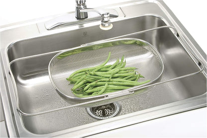 Norpro Stainless Steel Over-Sink Strainer