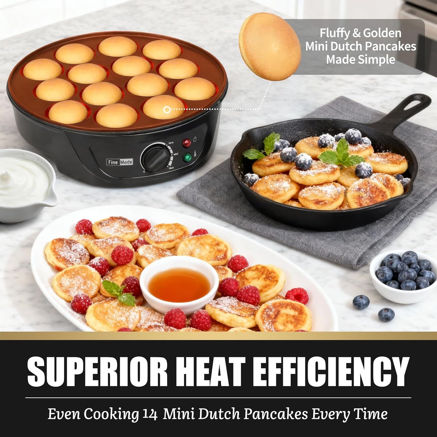 FineMade Electric Empanada Maker Machine with Press Mold,Large Dumpling Maker Press,Pierogi Maker Press Machine,Make 4 Psc of 6 Inches Large Empanadas,Jamaican Beef Patties,Calzones,Pocket Pies,Black