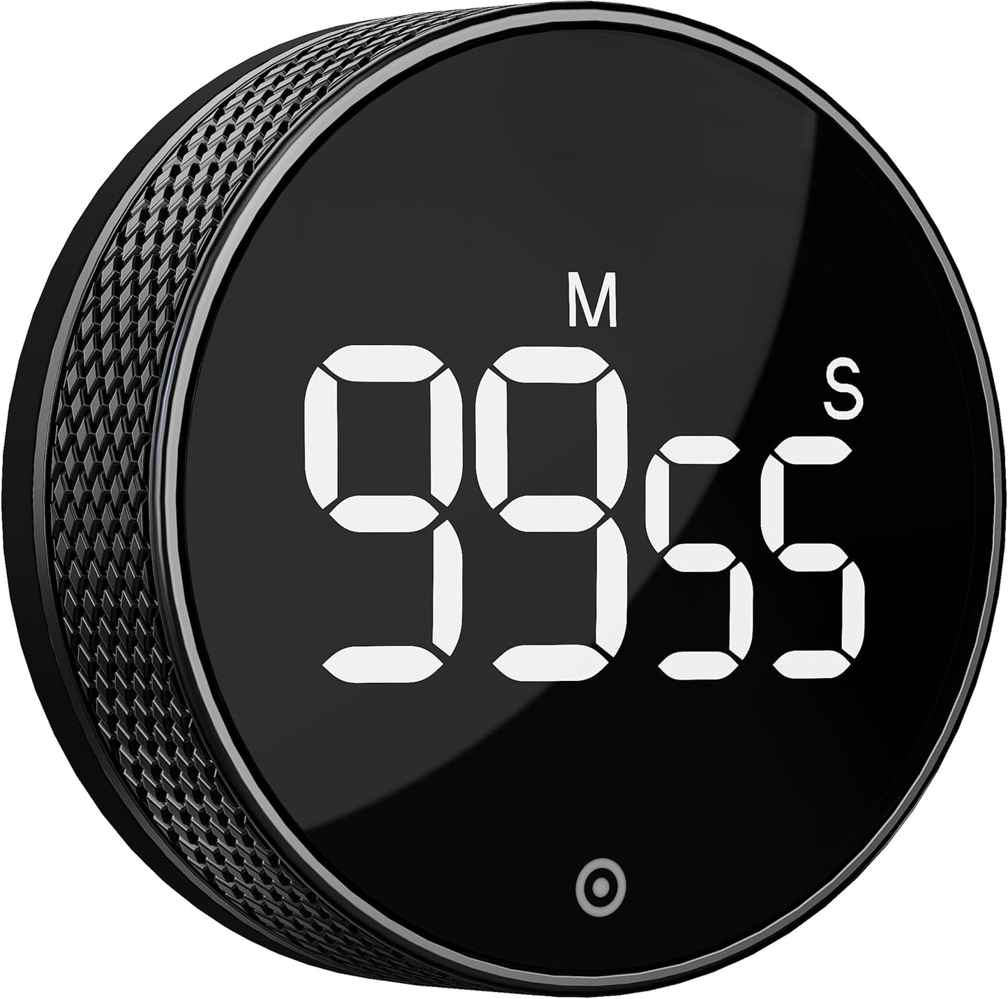 BlueSnail Kitchen Timer with LED Digital Display Smart Efficana for Home Classroom Gym Office, Volume and Brightness Adjustable Productivity Timer (Guncolor)