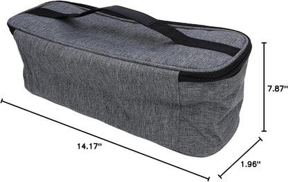 Vegetable Chopper Bag Vegetable Cutter Storage Bag Onion Chopper Organizer Leakproof Compact Lunch Bag for Kitchen Travel Work Hiking with Canvas Material