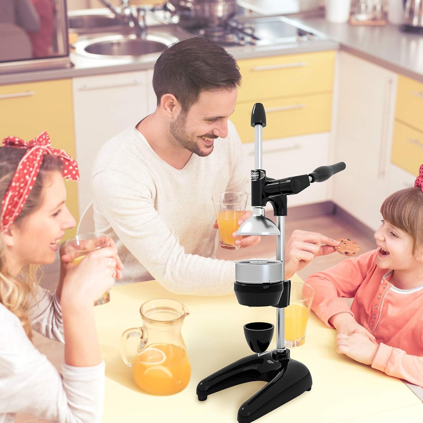 Tribest Pro MJP-105 XL Professional Manual Cold Press Juicer Machine for Pomegranates and Citrus (Purple)