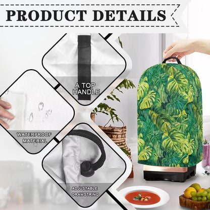 Coffee Pastry Blender Dust Cover with Drawstring Field Stand Mixer or Coffee Maker Cover Anti Fingerprint Polyester Appliance for Home Kitchen Decor