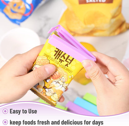 Mr. Pen- Sealing Bag Chip Clips, 32 Pack, 2 Sizes (12x 3.1 & 20x 4.3), Colorful Plastic Food Bag Sealing Clips for Food Packages, Kitchen and Home, Sturdy, Dishwasher & Freezer Safe