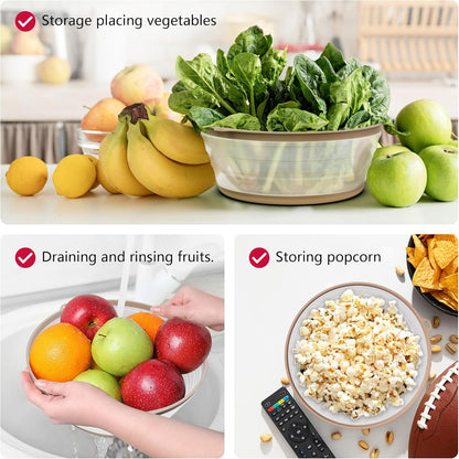 WVM Microwave Splatter Cover Vented for Food with Hook Hole, Splatter Guard & Colander Kitchen Gadget for Food, Meal Prep, Grey
