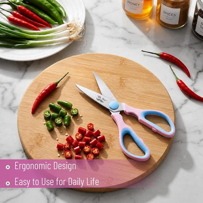 Mr. Pen- All Purpose Kitchen Shears with Protective Sheath, 8 Inch, Dishwasher Safe, Stainless Steel Food Scissors with Micro-Serrated Blades, Soft Grip Comfort Handle, Durable Utility Kitchen Shears