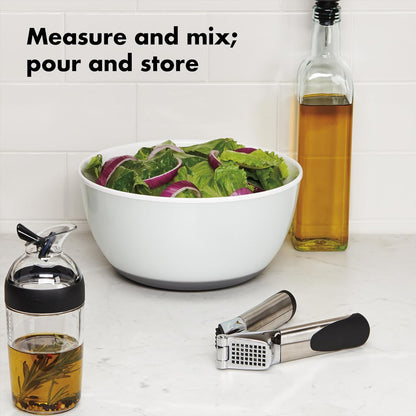 OXO Good Grips Large Salad Spinner + Little Salad Dressing Shaker Bundle