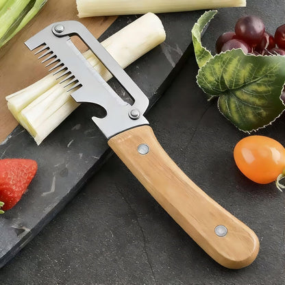 vegetable peeler，3 in 1ultra-sharp stainless steel blade, suitable for peeling fruits and vegetables, with bottle opener, (2PCS)