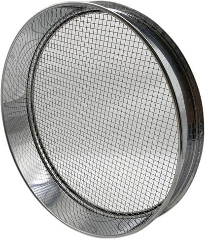 Soil Sieve for Garen -12 inches Soil Sifter for Rocks Compost-Sifting pan (1/8”Mesh Screen)