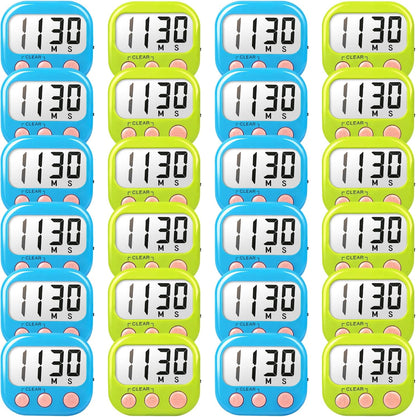 Classroom Timers for Teachers Kids Large Magnetic Digital Timer Teacher Supplies 2 Pack-Blue Green