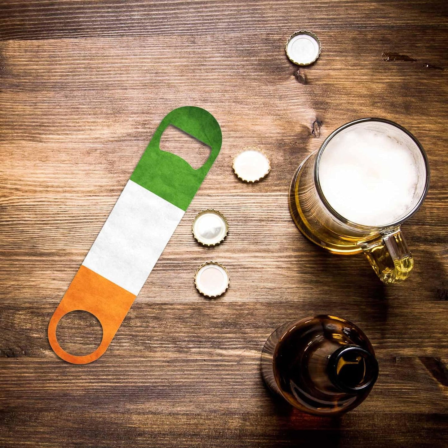 Black White Checkered Stainless Steel Bottle Opener Cool Car Racing Sports Plaid Pattern Geometric Design Flat Beer Bottle Opener Keychain for Home Kitchen Bar Restaurant Party Birthday Gift