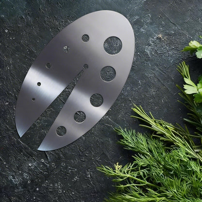 Herb Stripper 11 Holes, Herb Stripper Bowl Stainless Steel Cutter Kitchen Stripping Tool