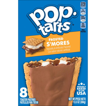 Pop-Tarts Toaster Pastries, Breakfast Foods, Kids Snacks, Value Pack, Frosted S'mores (64 Pop-Tarts)
