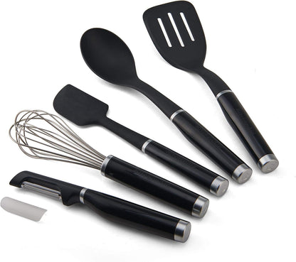 KitchenAid Classic Tool and Gadget Set, 15-Piece, Black
