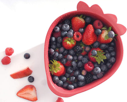 Norpro, Red Strawberry Colander, Mini
