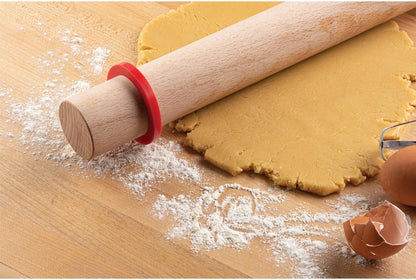 Mrs. Anderson’s Baking Rolling Pin Rings, Non-Stick Silicone, Set of 4 Ring Depths