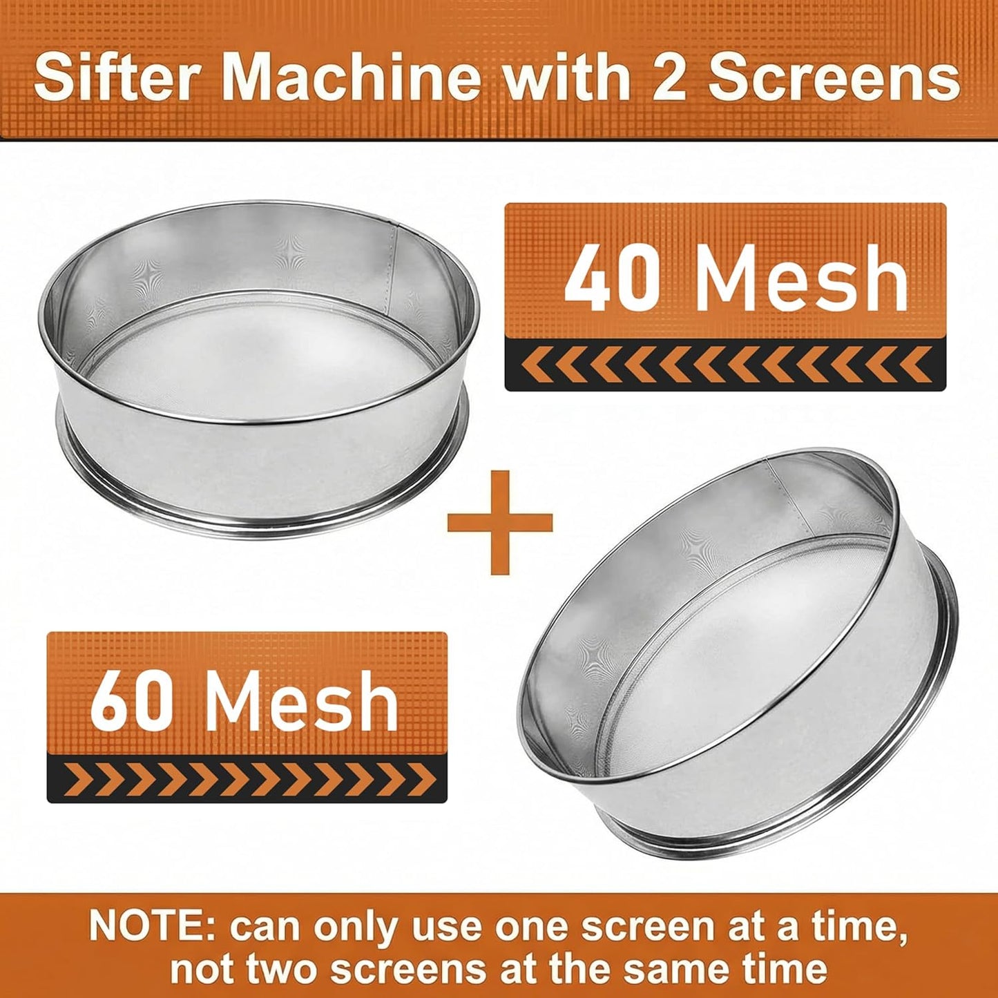 Sidasu Vibrating Sifter Mesh Screen Stainless Steel Vibrating Sieve Mesh Screen 30 Mesh for Automatic Powder Sifter Machine