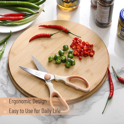 Mr. Pen- All Purpose Kitchen Shears with Protective Sheath, 8 Inch, Dishwasher Safe, Stainless Steel Food Scissors with Micro-Serrated Blades, Soft Grip Comfort Handle, Durable Utility Kitchen Shears