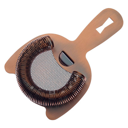 Barfly Fine Mesh Spring Strainer, Black