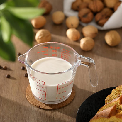 Glass Measuring Cup For Baking and Cooking, kitchen Essentials Tools