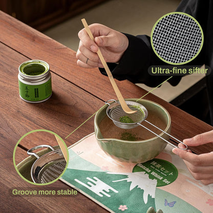 Clay&Fire Matcha Whisk Set, 9 pcs Ceramic Matcha Set, Gifts for Women,Matcha Bowl with Spout and Whisk, Matcha Kit for Matcha Lovers, Gift Mother's Day, Birthday, Anniversary