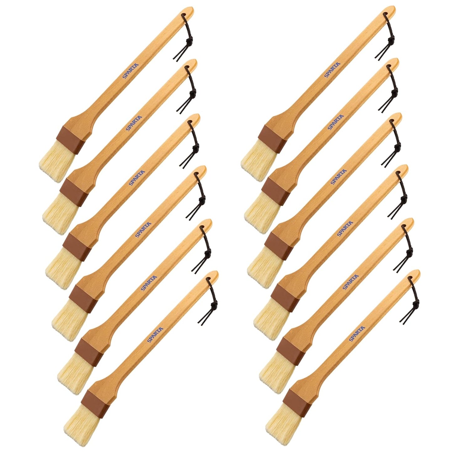 SPARTA 4039700 Nylon Wide Brush, Flat With Nylon Bristles, 2 Inches, Brown