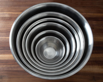 Fox Run Stainless Steel Mixing Bowl, 10.75 Quart Capacity Large Metal Bowl