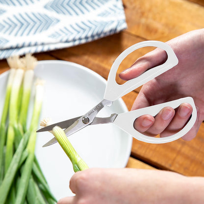 Joyce Chen Original Unlimited Kitchen Scissors All Purpose Kitchen Shears With Comfortable Handles, Red