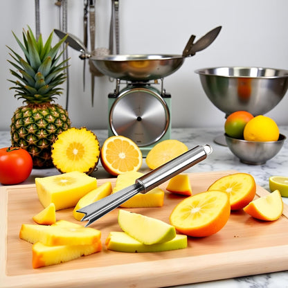 Pineapple Eye Peeler Remover Tool - Multipurpose Clip, V Shape Stainless Steel for Home Kitchen Peeling, Grating and Slicing Tools Peelers
