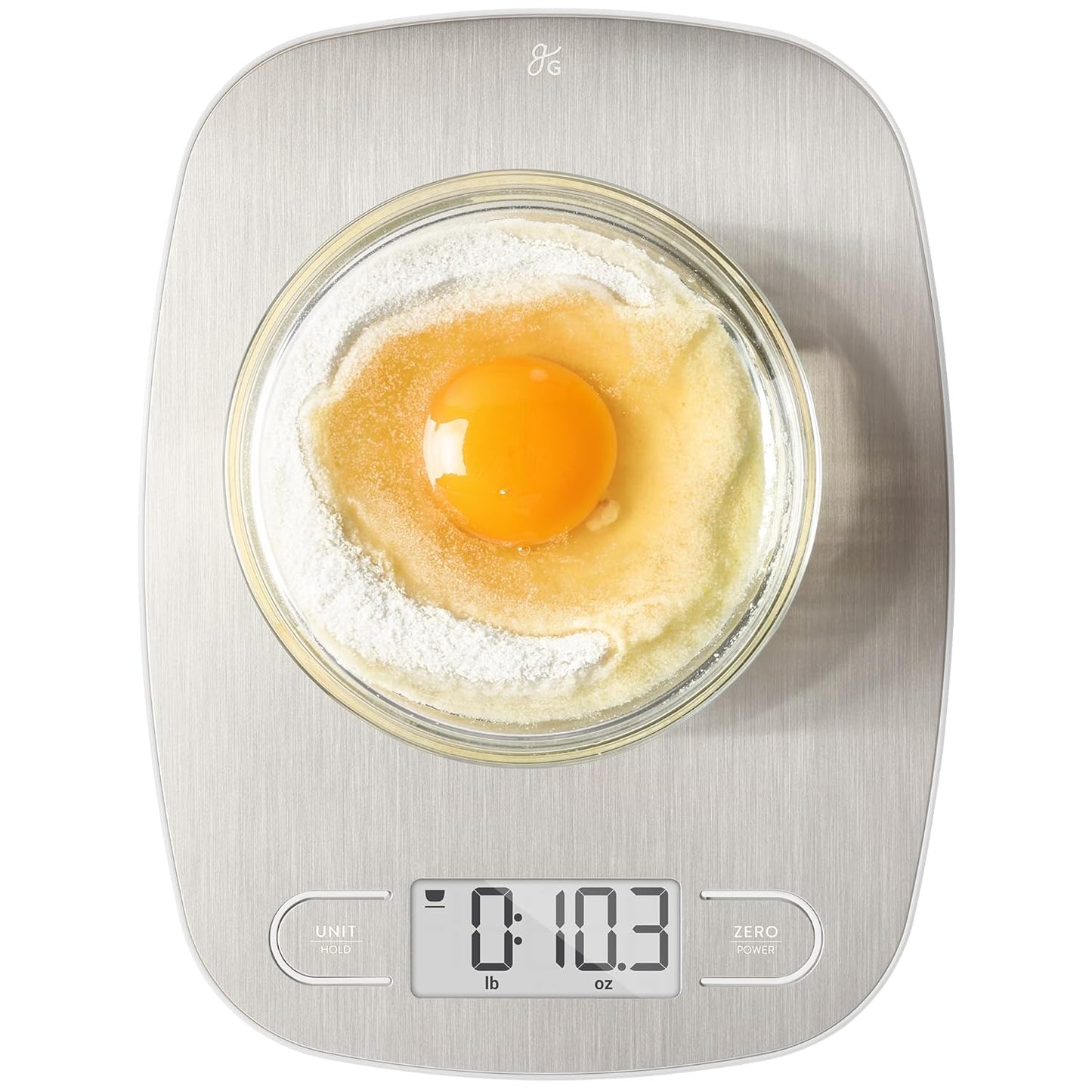 Greater Goods Food Scale – Digital Kitchen Scale, 1g Precision, Easy-Tare & Quick Conversion, Slim Compact Design, Durable & Portable | Ideal for Cooking, Baking & Meal Prep