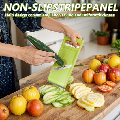 Oruola Handheld Mandoline Slicer,Stainless Steel Handheld Potato Slicer,Portable Vegetable Chip Maker for Vegetable Fruits Potato Cheese Cucumber Carrot,Quick Uniform Slice