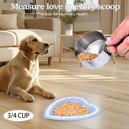 DOTINGHUX 1/3 Cup Magnetic Grips Stainless Steel Measuring Cup -1PCS