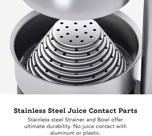 Tribest Pro MJP-105 XL Professional Manual Cold Press Juicer Machine for Pomegranates and Citrus (Purple)