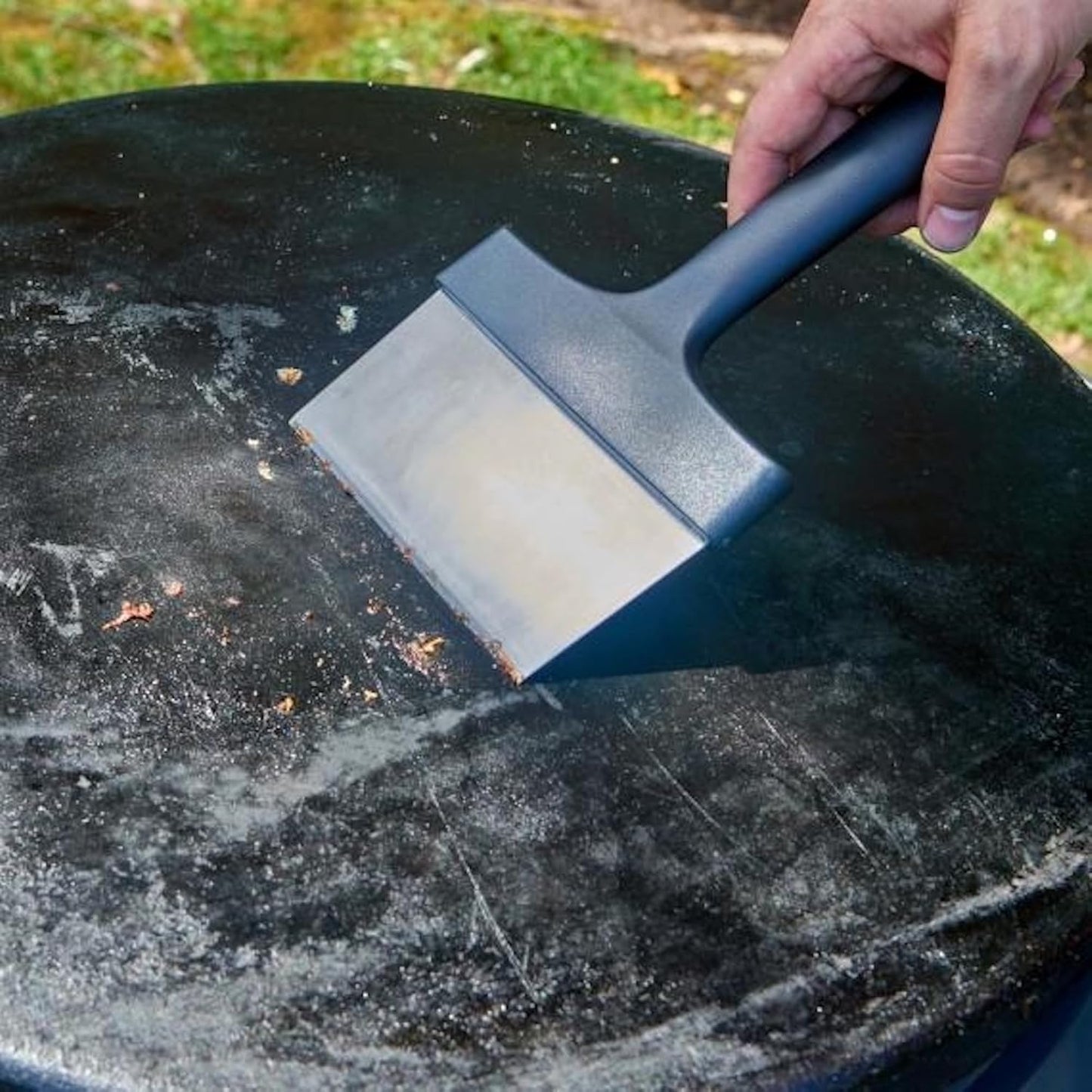 Outset Griddle Scraper and Cleaner, Stainless Steel Griddle Cleaner