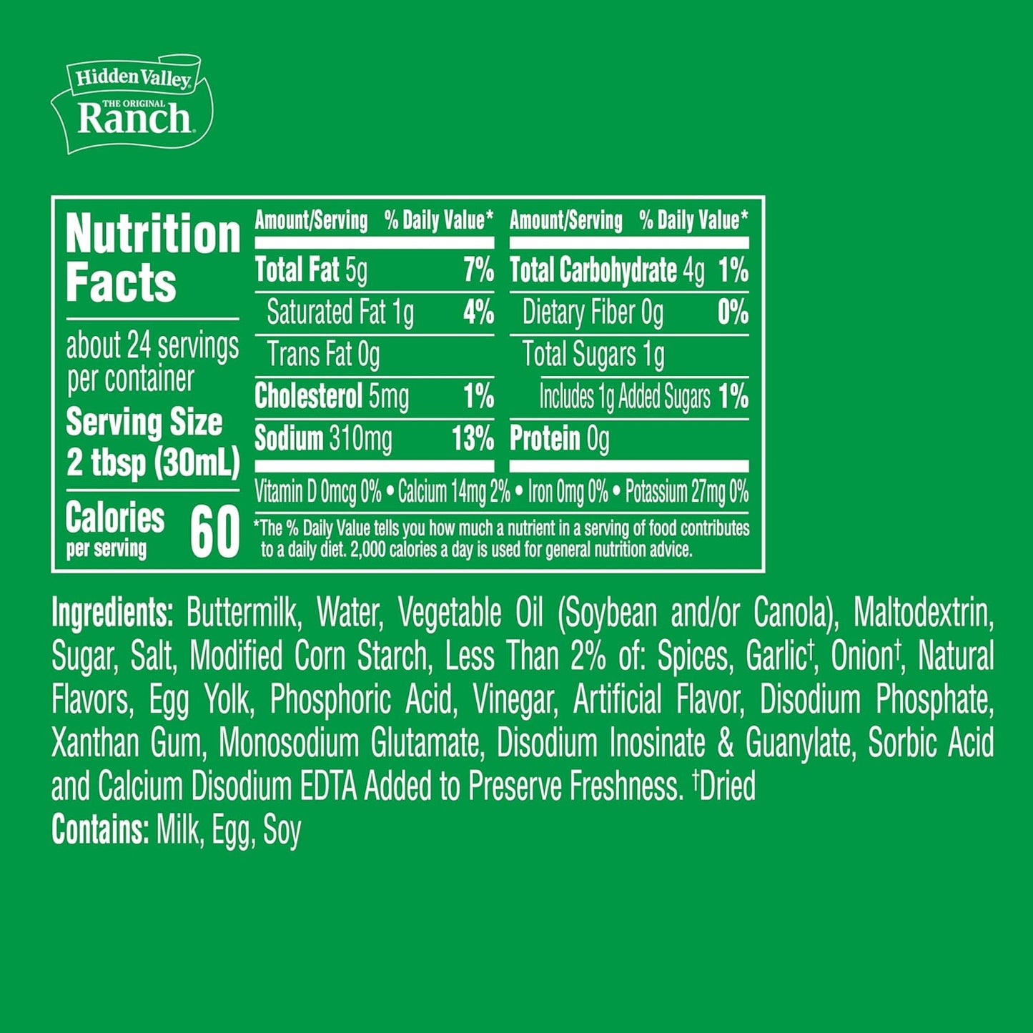 Hidden Valley Light Ranch Condiment and Dressing, Easy Squeeze Bottle, 24 Fl Oz (Package May Vary)