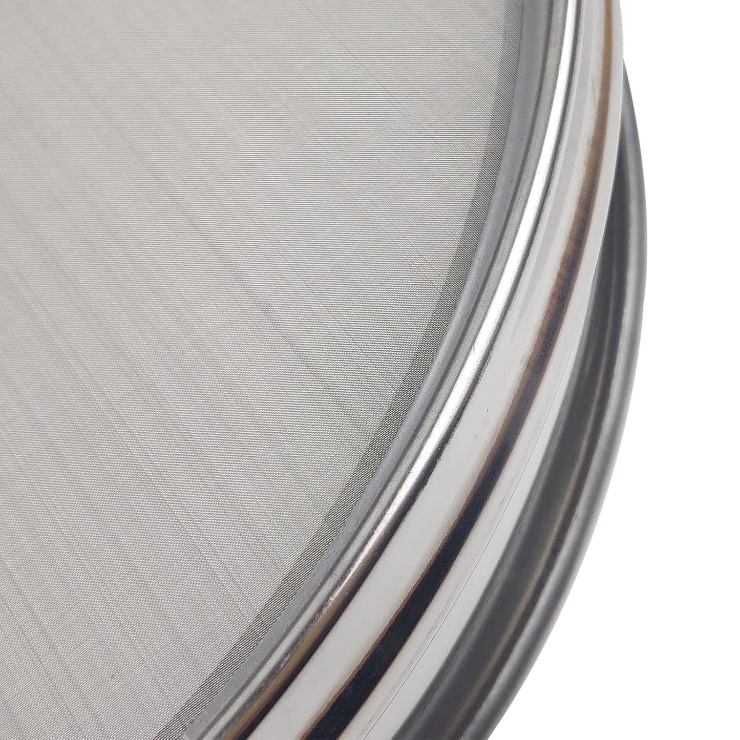 LABALPHA 35 Mesh Lab Sieves, 35 Mesh Test Sieve, 12'' Diameter, 304 Stainless Steel Wire Cloth (0.5mm)