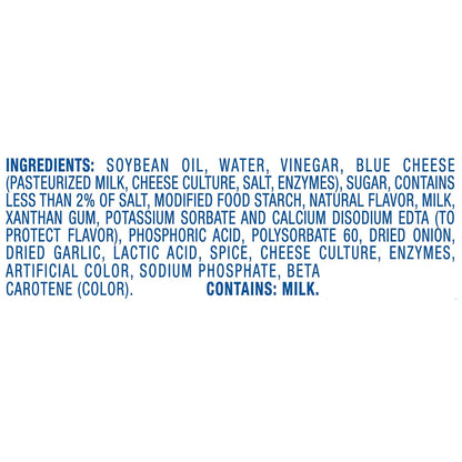 Kraft Dressing, 1 Bottle, for Salads and Dipping, Chunky Blue Cheese, No High-Fructose Corn Syrup, No Artificial Flavors, 16 oz