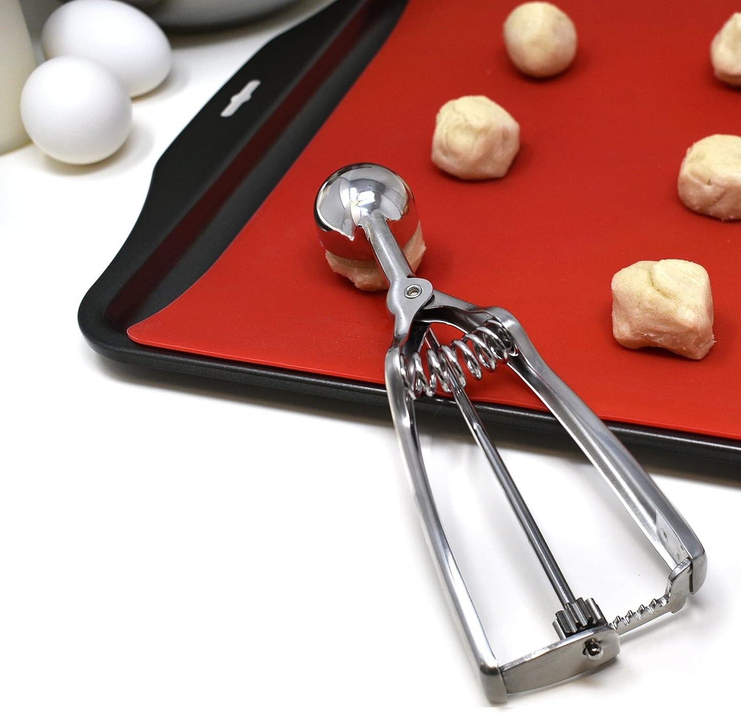 Norpro Stainless Steel Scoop, 39MM (1.5 Tablespoon), Silver