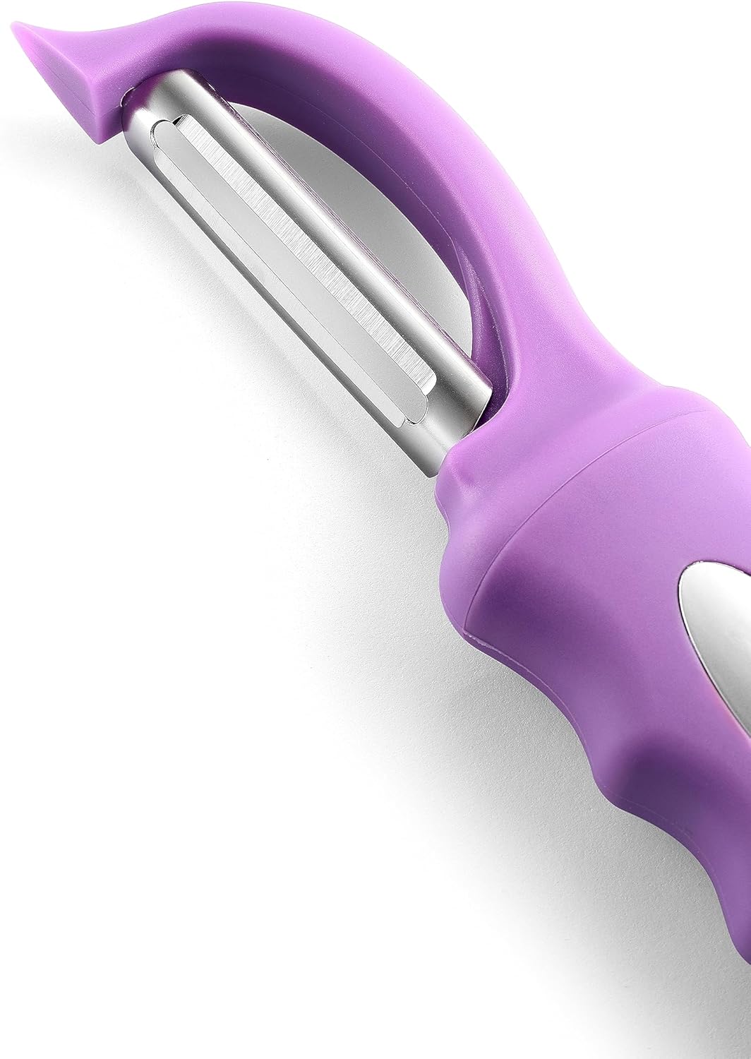 Spring Chef Premium Swivel Vegetable Peeler, Soft Grip Handle and Ultra Sharp Stainless Steel Blades - Perfect Kitchen Peeler For Veggie, Fruit, Potato, Carrot, Apple - Pink Lemonade