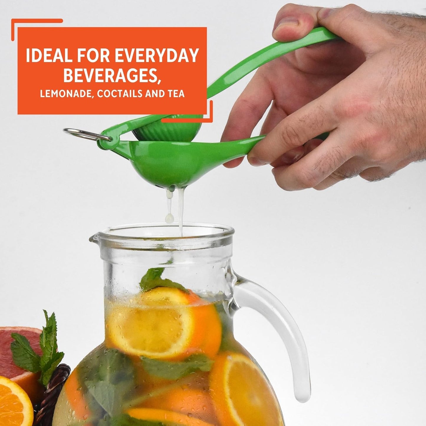 IMUSA Orange and Citrus Squeezer, Orange