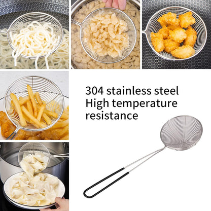 Premium Grade Stainless Steel Spaetzle Maker Widen Plastic Handle with Skimmer Spider Strainer Homemade Egg Noodle Dumpling Perfect Sized for pots and Pans Making Tool