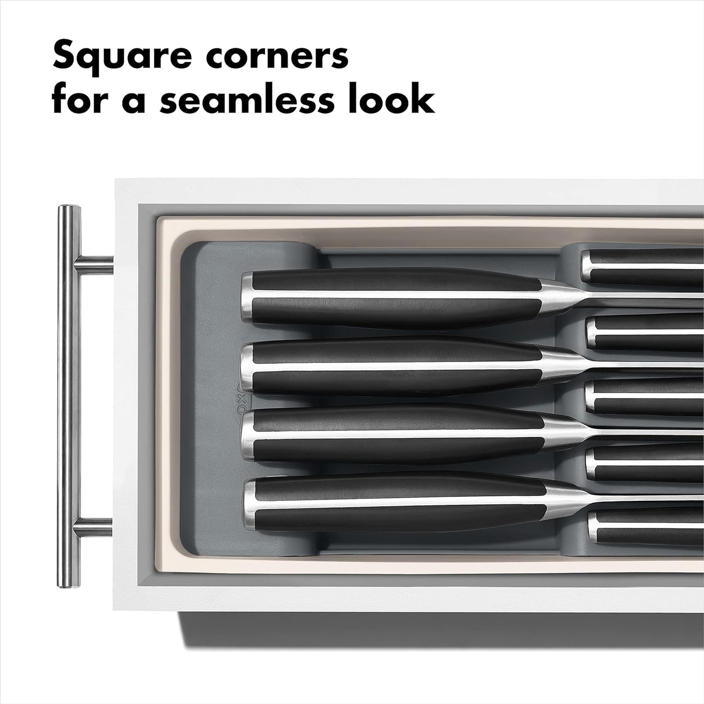 OXO Good Grips Kitchen Drawer, Expandable Utensil Organizer, White