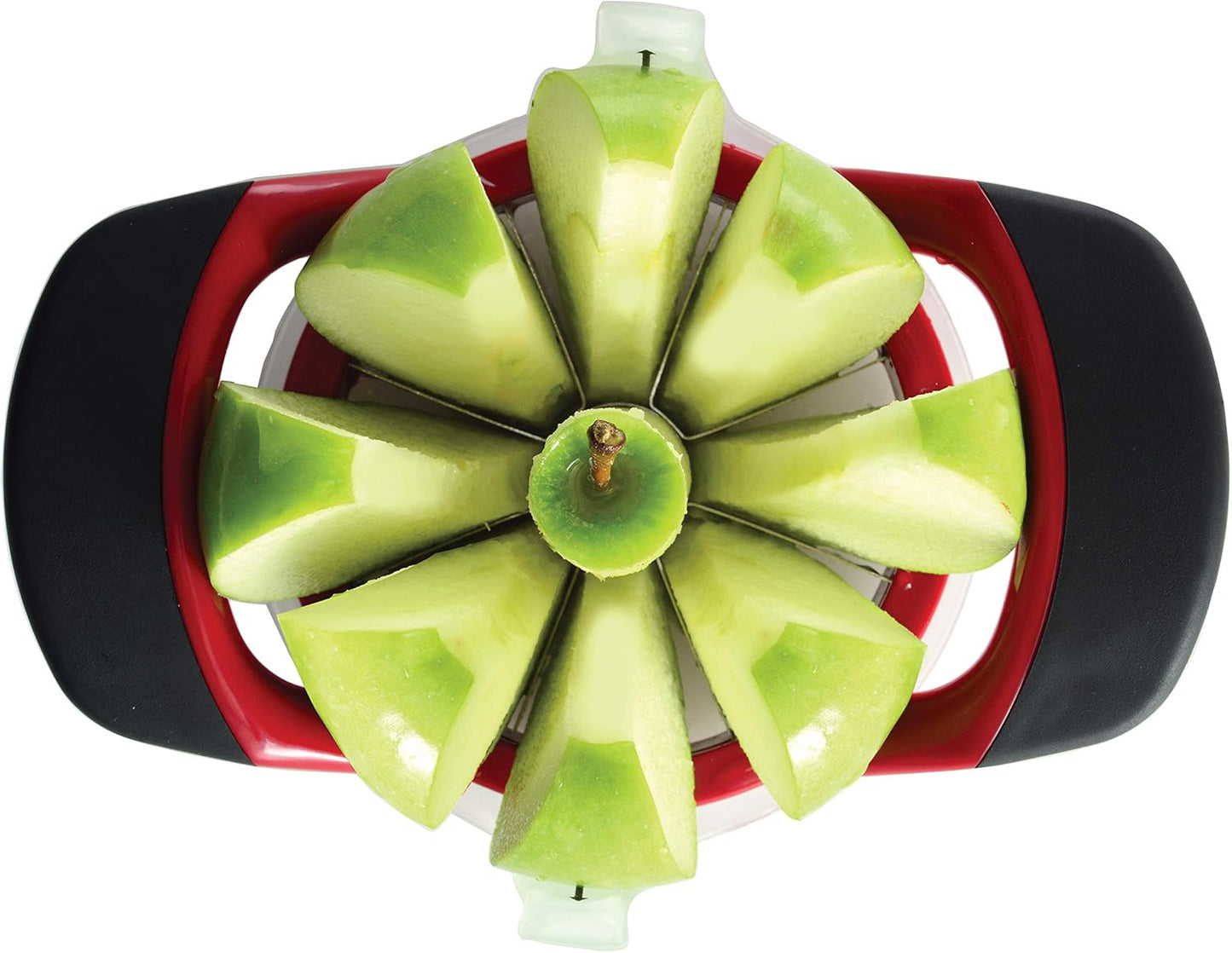 Norpro 5099 Grip Ez Fruit Wedger/Corer with Push Plate, 8 Sections