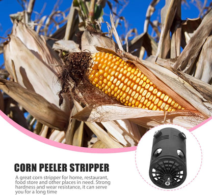 FAVOMOTO Automatic Corn Peeler Stripper Electric Portable Small Household Corn Sheller Thresher Tool for Fast Kernel Removal and Cob Separation in Kitchen Use