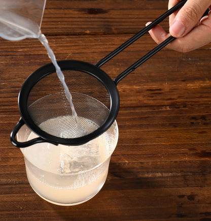 Fine Mesh Cocktail Strainer, Stainless Steel, Long Handle Set of 2 (Stainless Steel set of 2)