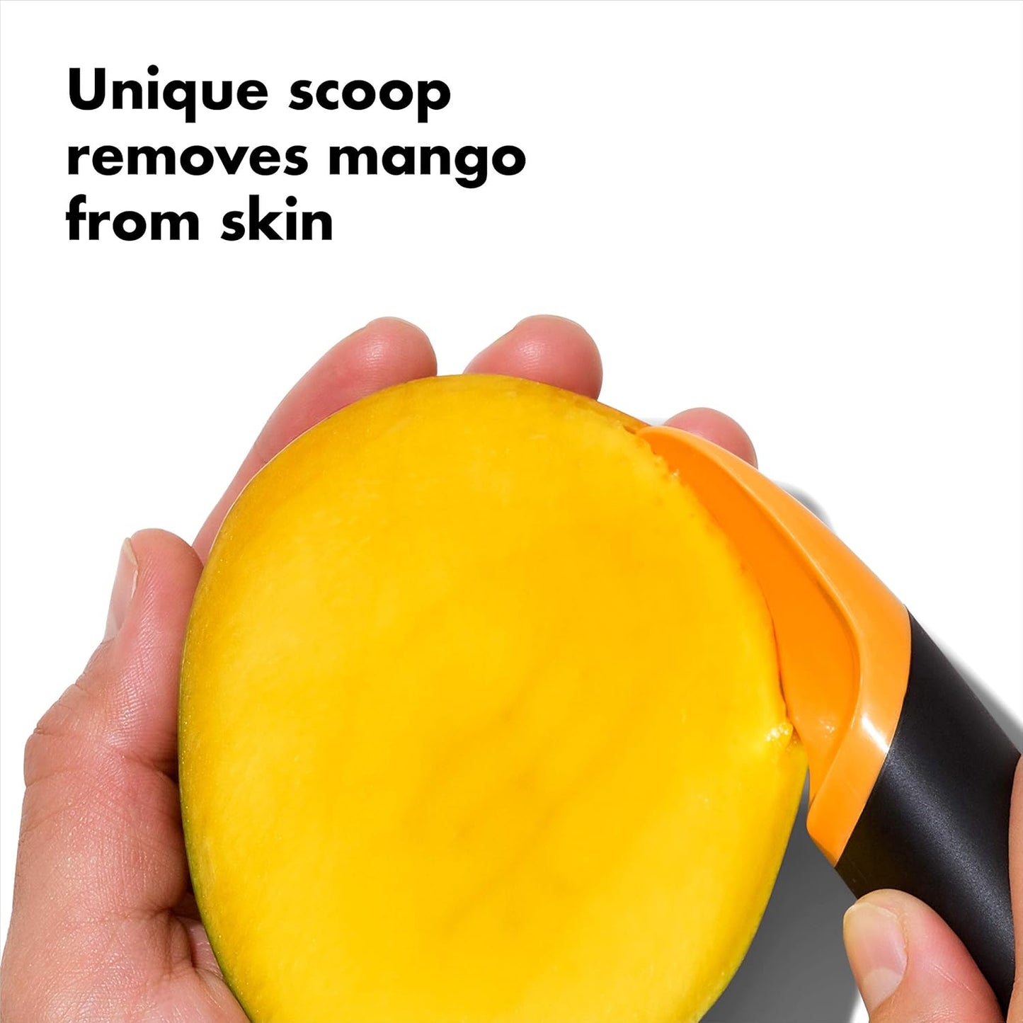 OXO Good Grips Mango Slicer with Scoop,Orange 1 x 1.5 x 7"